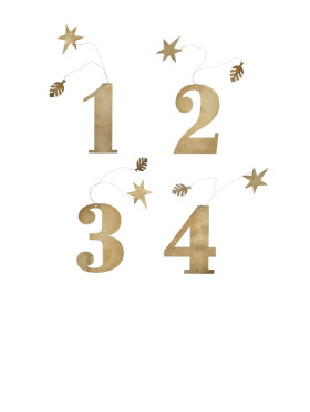 Bungalow - Advent Calender Numbers