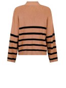 Neo Noir - Ena Stripe Knit Blouse