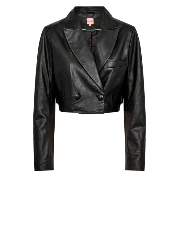 GOSSIA - ZessaGO Leather Blazer