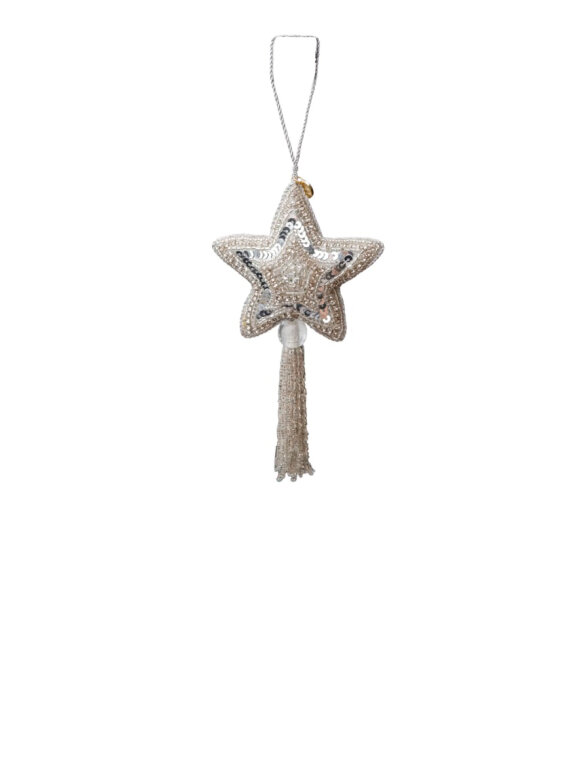 Black Colour - BCTassel Star Christmas Ornament