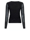 Neo Noir - Basira Stone Mesh Blouse