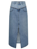 Co'Couture - DenimCC Block Slit Skirt