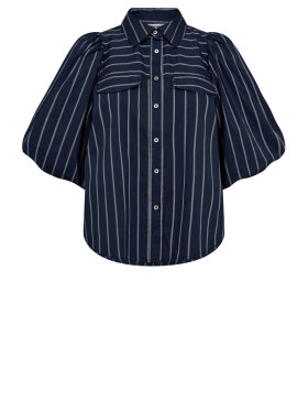 Co'Couture - SebiCC Stripe Puff Shirt