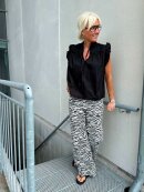 Co'Couture - ZionCC Zebra Wide Pant