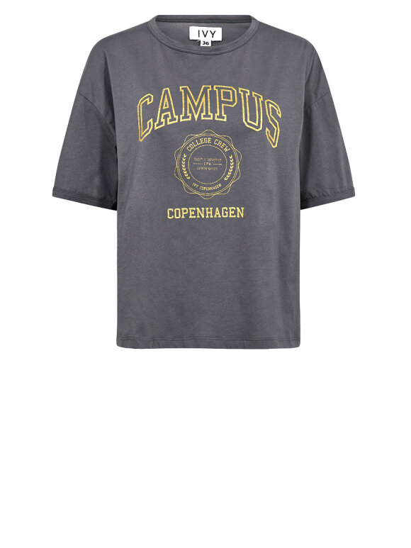 IVY COPENHAGEN - Ivy Campus Glitter Tee