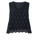 Black Colour - BCFreya Cut Out Lace Top