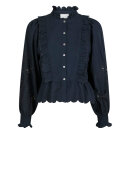 Neo Noir - Petrine Embroidery Blouse