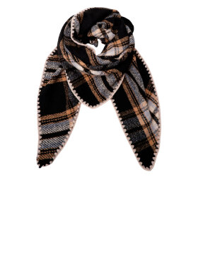 Black Colour - BCLeoni Chequered Scarf