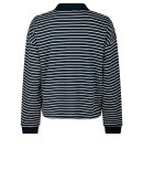 Neo Noir - Sara Stripe Polo Blouse