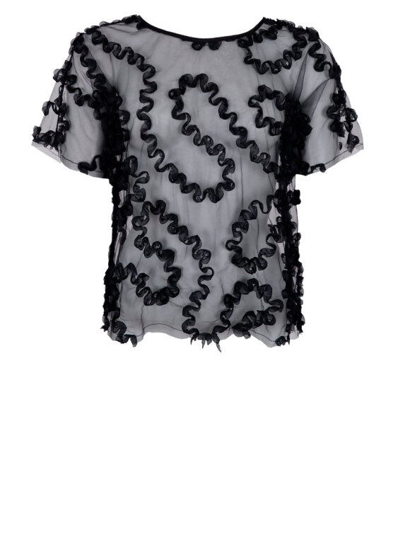 Black Colour - BCSwirl Blouse