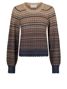 Neo Noir - Dito Chevron Knit Blouse