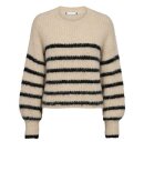 Co'Couture - CoralieCC Crop Stripe O-Knit