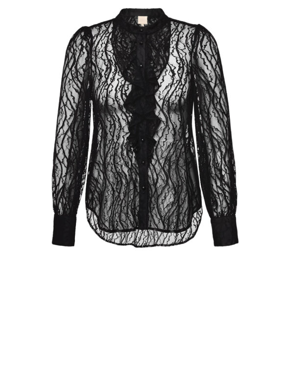 GOSSIA - AngelicaGO JoJo Blouse - Lev. midt november