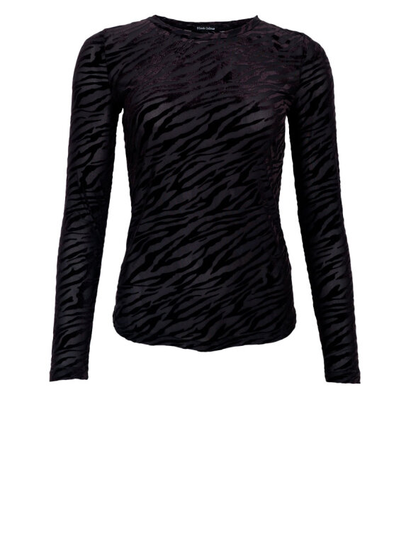 Black Colour - BCZenia Mesh Blouse