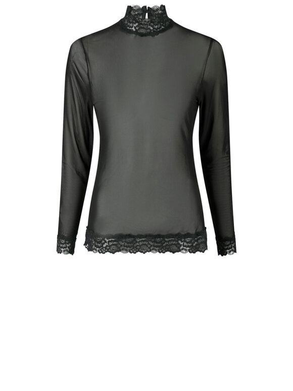 Neo Noir - Liza Mesh Lace Blouse