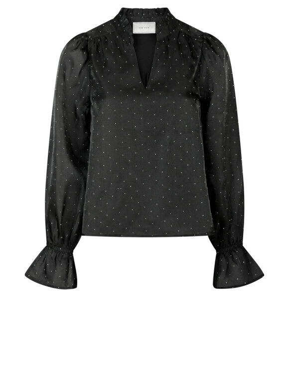 Neo Noir - Amara Bedazzled Blouse