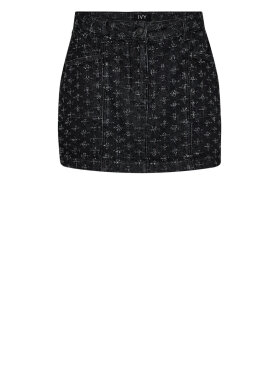 IVY COPENHAGEN - Ivy Arena Miniskirt Black Punch Denim