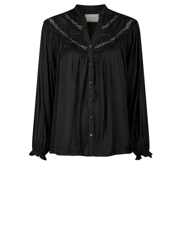 Neo Noir - Minnie Deco Blouse - Lev. november