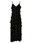 Neo Noir - Palazzo Burnout Dress