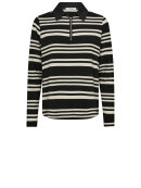 Co'Couture - MalucaCC Stripe Polo Blouse