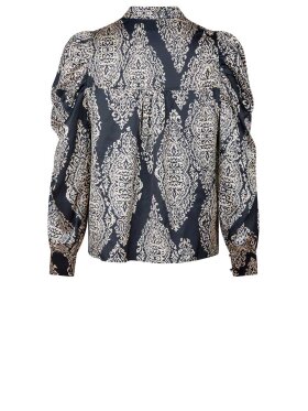 Neo Noir - Rosslyn Paisley Drop Blouse