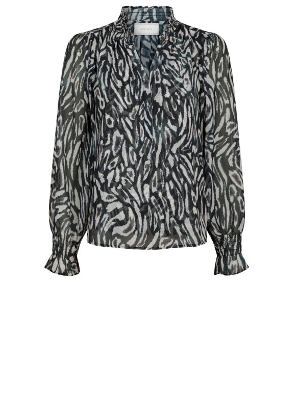 Neo Noir - Leia Abstract Leo Blouse