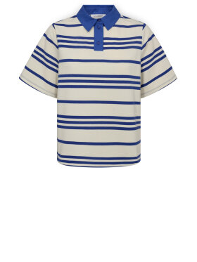 Co'Couture - LenonCC Stripe Polo Tee