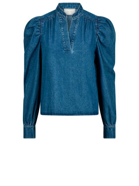 Neo Noir - Rosslyn Denim Blouse