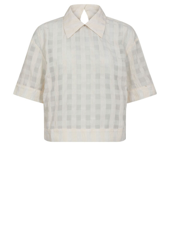 Haute L'amitié - Sheer Check SS Shirt