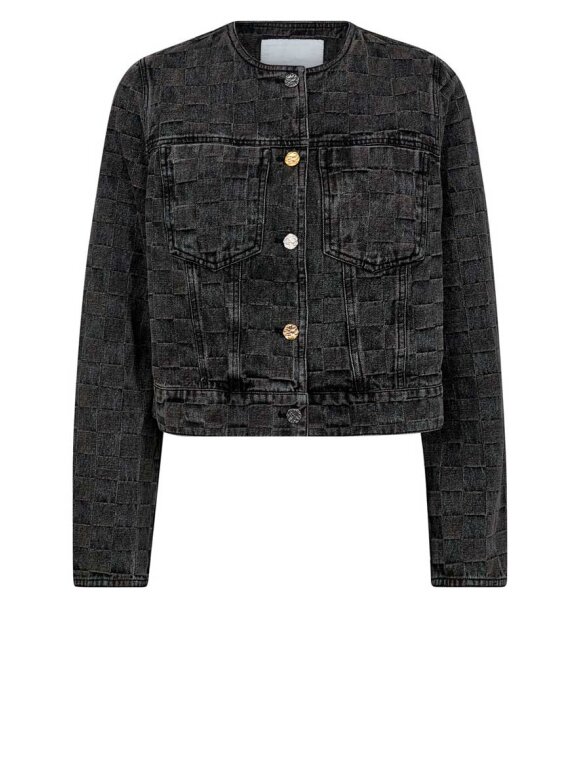 Haute L'amitié - Square Denim Crop Jacket