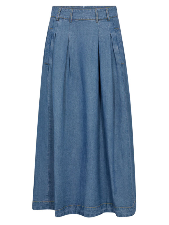 Co'Couture - AnyaCC Denim Pleat Skirt