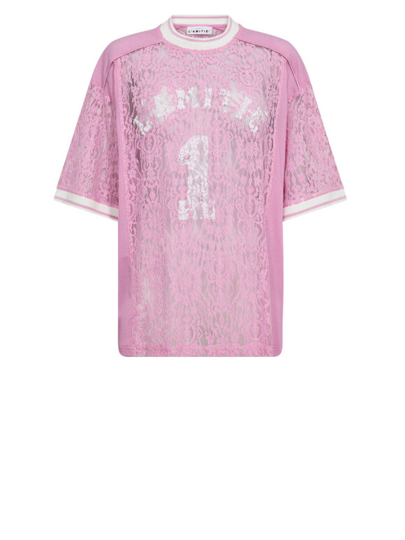 Haute L'amitié - Lace Football Tee